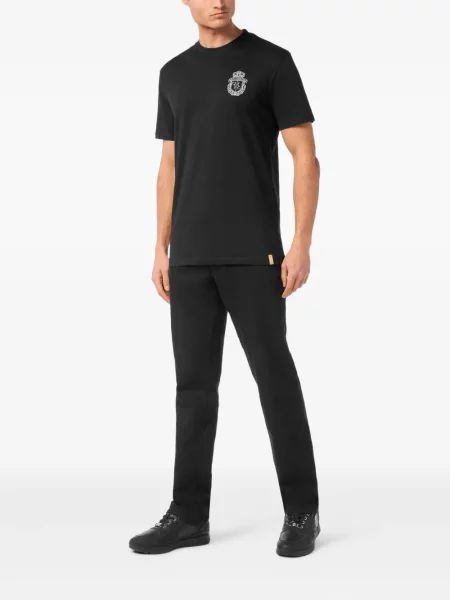 Tricou Billionaire cu broderie negru