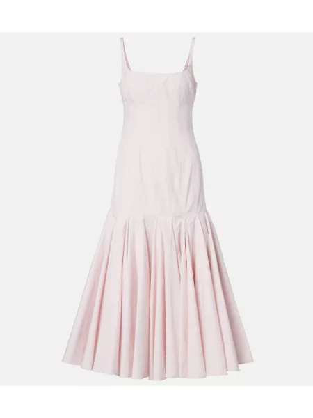 Sukienka midi Jacquemus do kolan garniturowa różowa