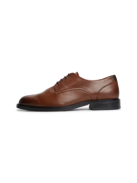 TOMMY HILFIGER Pantofi cu șireturi CORPORATE' maro