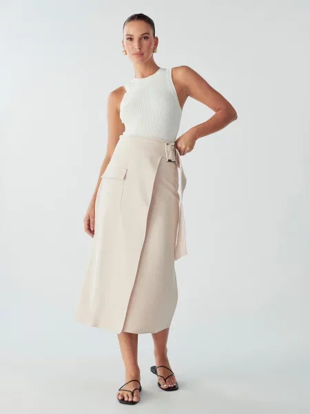 Willa Fustă Ora ecru