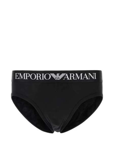 Chiloți Emporio Armani cu autograf negru