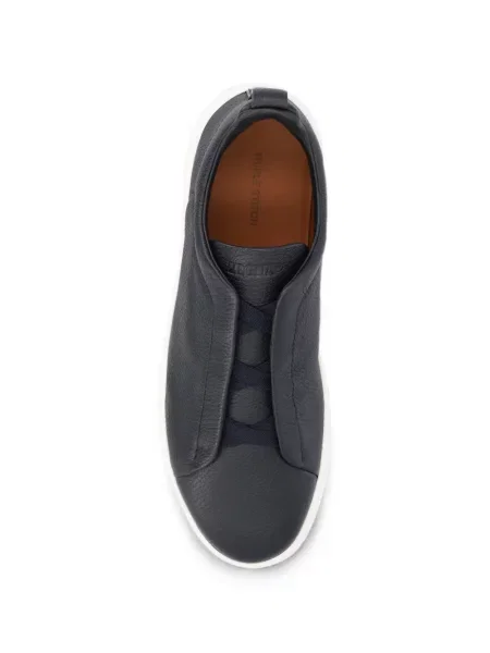 Sneakerși Zegna din piele negru