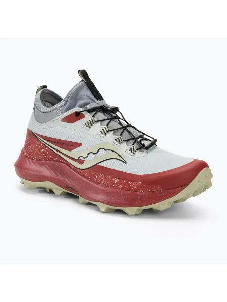 Férfi futócipő Saucony Peregrine 13 St cloud/peprika. Méret: 46 EU szürke
