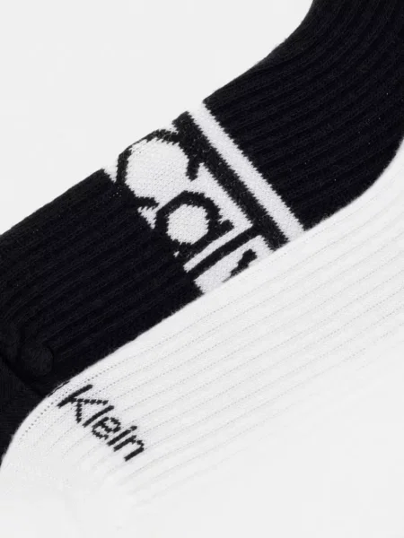 Calvin Klein kotníkové ponožky černé
