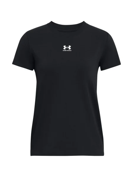 UNDER ARMOUR Tricou funcțional negru alb