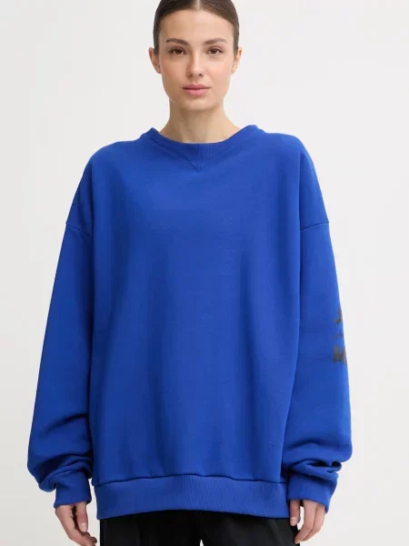 JOYINME oversize dukserica za žene od pamuka Rebel plava