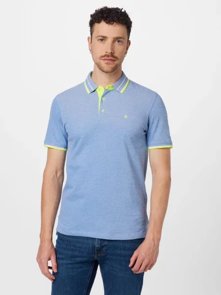 Polokošeľa Jack & Jones modrá