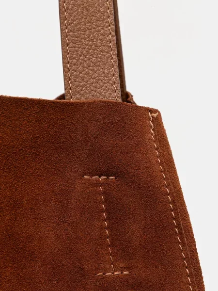 Замшева сумочка Answear Lab коричневий