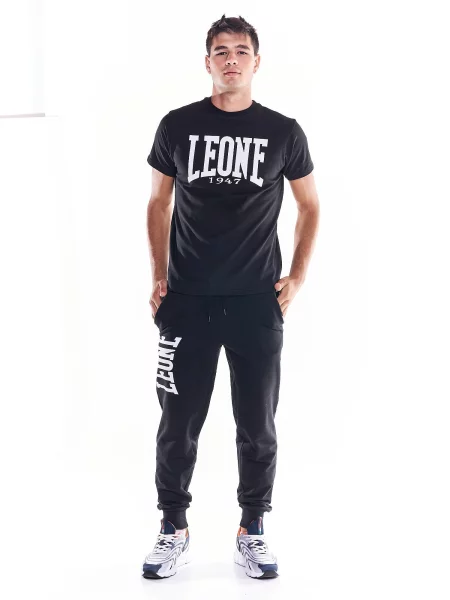 Leone Apparel koszulka z krótkim rękawem czarna