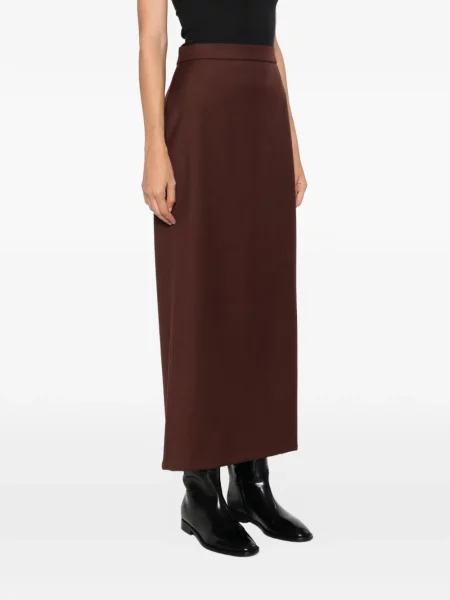 Fustă midi Max Mara maro