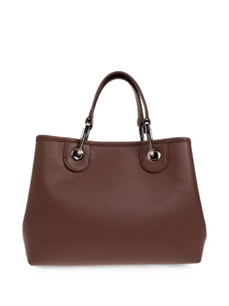 Τσάντα shopper Emporio Armani με σχέδιο καφέ