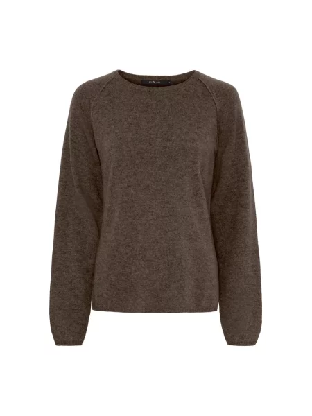 Sweter Btfcph wełniany brązowy