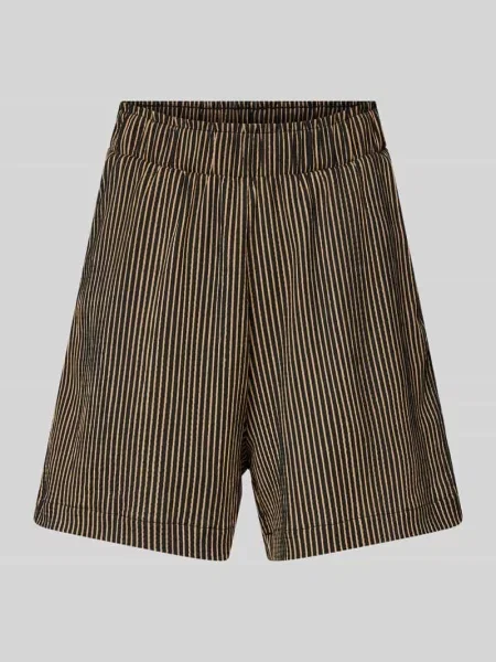 Szorty o luźnym kroju z fakturowanym wzorem Tom Tailor Denim czarne