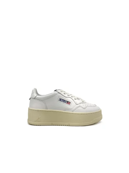 Sneakersy Autry na platformie białe