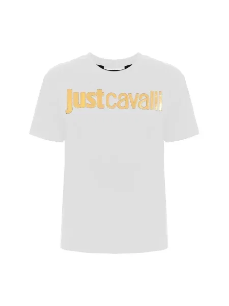 Koszulka Just Cavalli biała