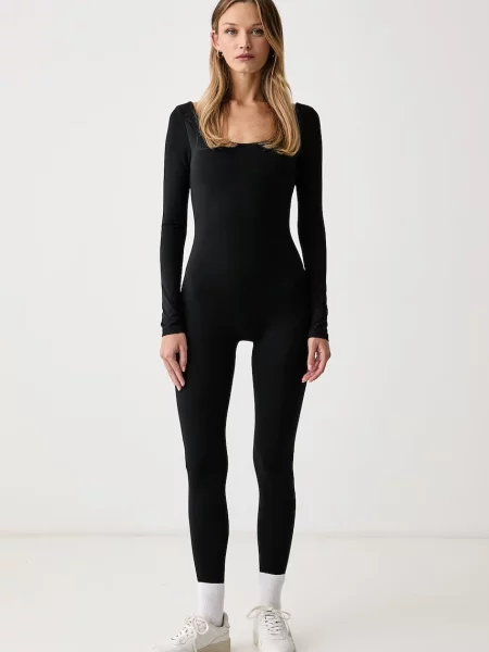 Le Privé salopetă pentru femei COMFORT SCULPT JUMPSUIT negru