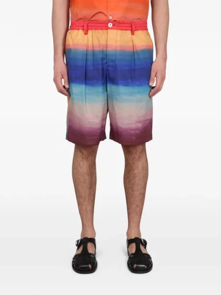 Bermudy Marni oranžové