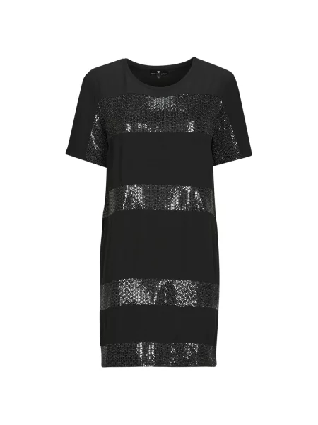 Mini obleka Freeman T.porter s črtami črna