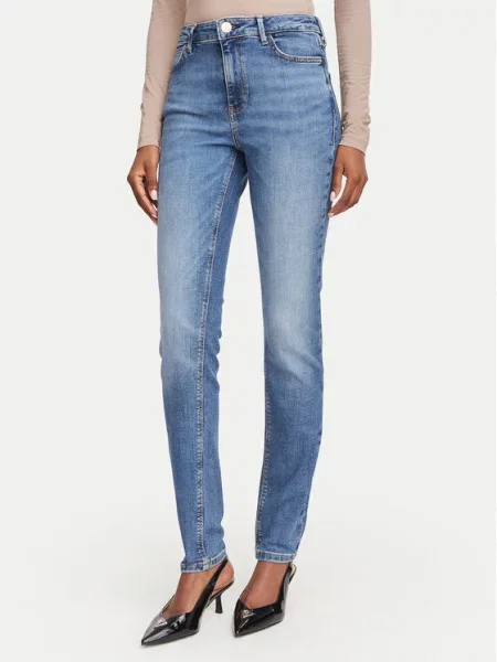 Guess Traperice Skinny Fit plava