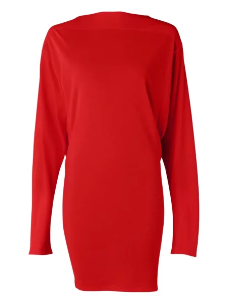 Rochie Jacquemus drapată de costum roșu