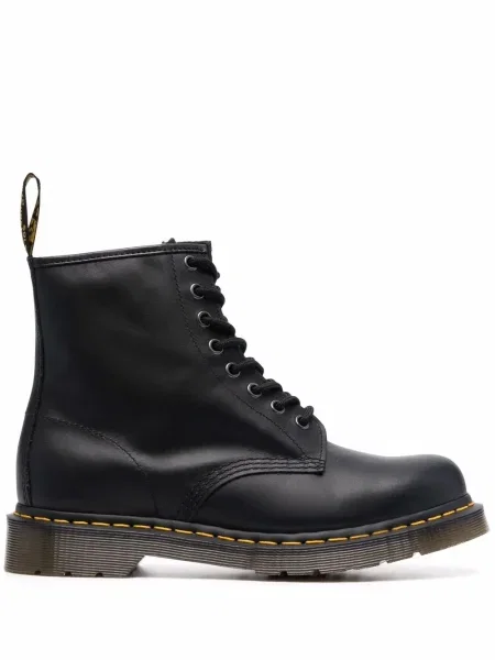 Čizmice Dr. Martens s vezicama s čipkom crna