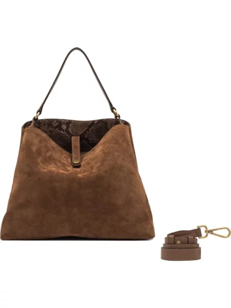Gianni Chiarini Torebka Typu Worek Fiona Medium braun brązowa