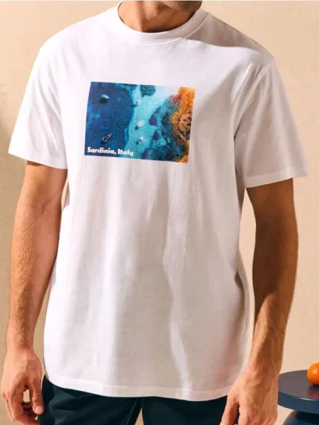 Sinsay Tričko s potiskem bílá