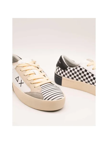 Pantofi Sun68 alb