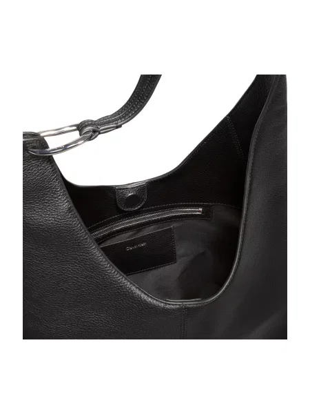 Calvin Klein De piele geantă shopper negru