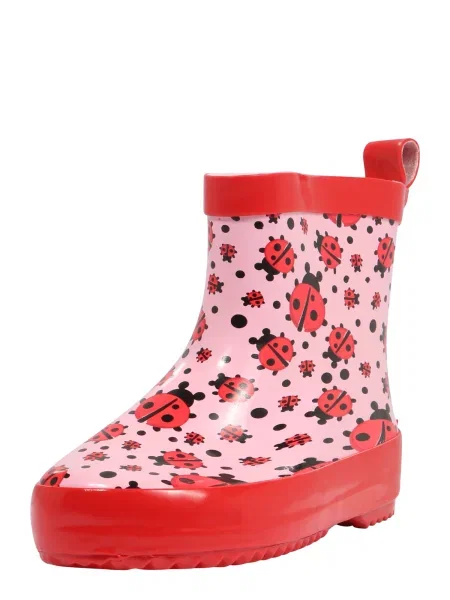 PLAYSHOES Cizme de cauciuc roz / roșu deschis negru