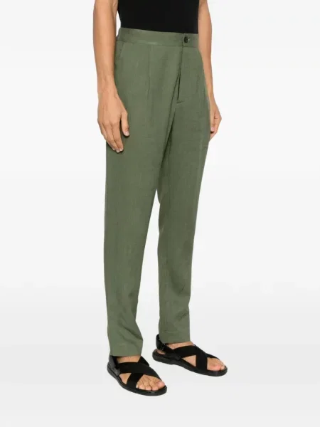 Pantaloni Tessitura de in conici verde