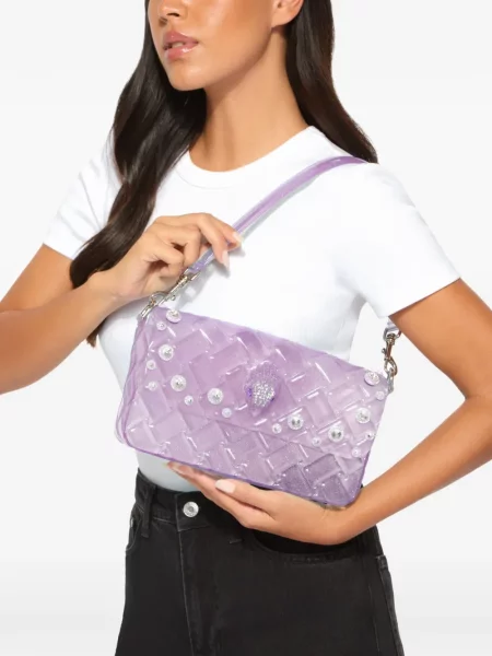 Matlasat geantă Kurt Geiger London violet