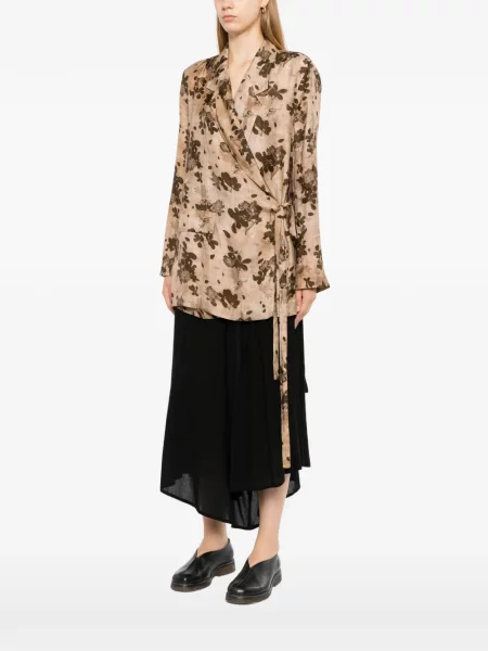 Geacă Uma Wang cu model floral cu imagine plic