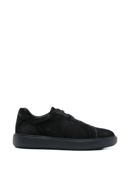 Sneakerși Officine Creative din piele de căprioară albastru