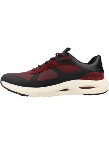 Sneakersy Geox skórzane czerwone