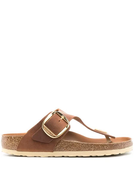 Sandale Birkenstock cu cataramă maro