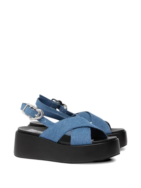 Sandale Love Moschino cu cataramă albastru