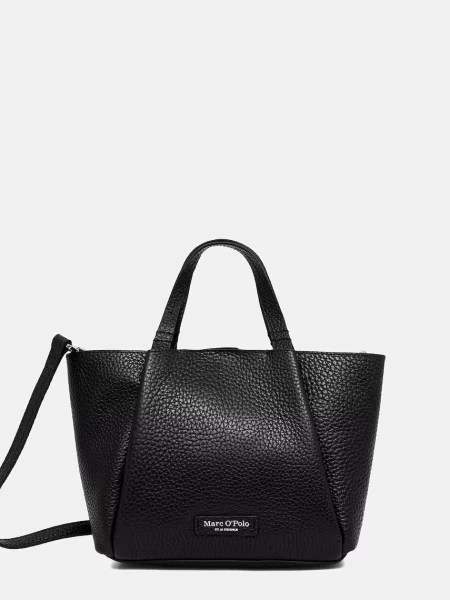 Marc O'Polo Geantă crossbody de damă din piele negru