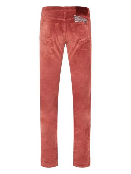 Pantaloni Jacob Cohën de catifea cord roșu