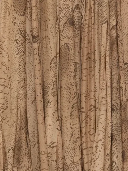 Rochie maxi Mes Demoiselles cu imagine cu model piele de șarpe