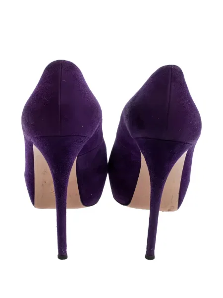 Pantofi cu toc Gianvito Rossi cu platformă violet