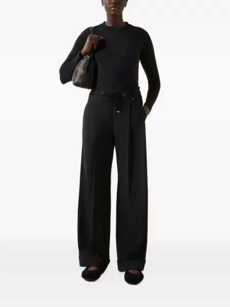 Lung top Bogner cu autograf negru