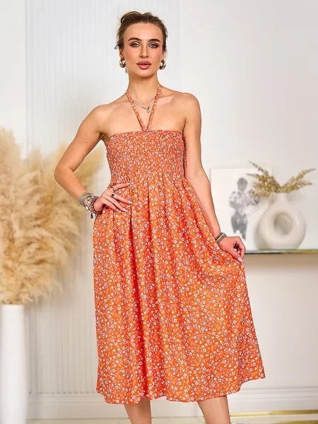 Rochie Resti cu imagine de costum alb