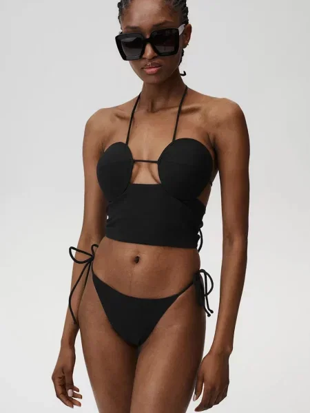 Undress Code figi kąpielowe Siena Bikini Bottom czarny