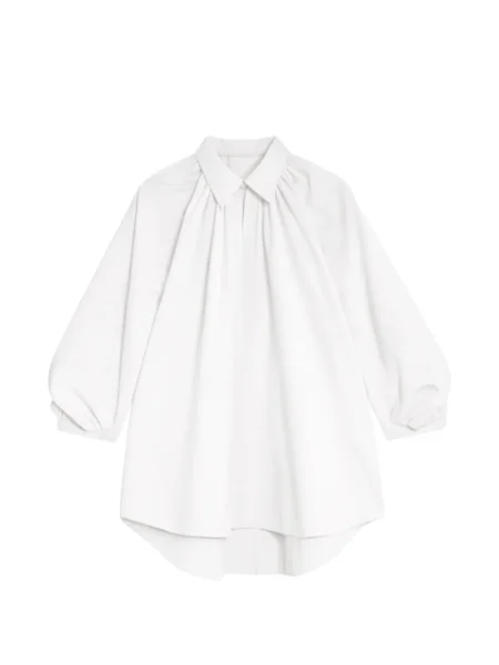 Kołnierzykowy koszula Semicouture biała