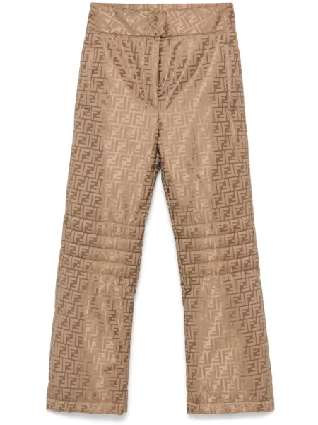 Pantaloni de schi Fendi maro