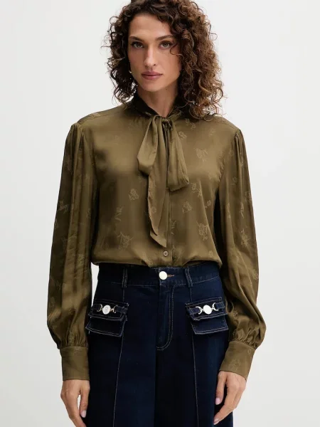 Twinset cămașă verde