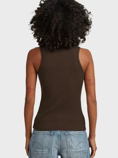 Топ G-star Raw коричневий