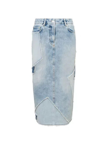 Fustă din denim Love Moschino albastru