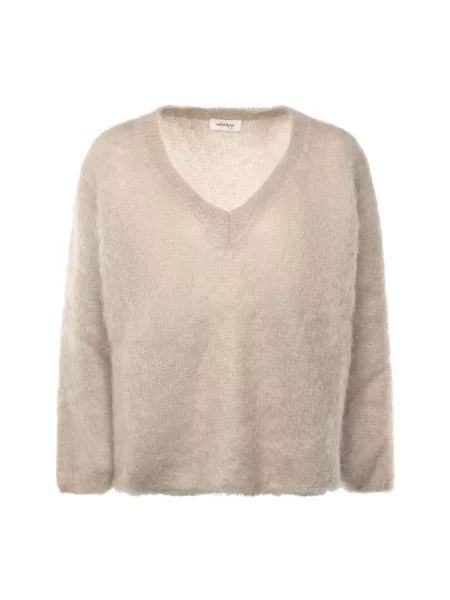 Dzianinowy sweter Ottodame beżowy